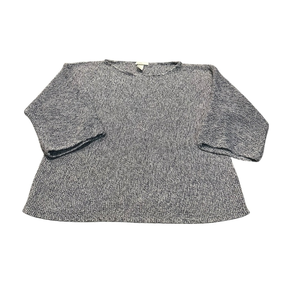 3/$15 H&M blue sweater with cropped sleeves